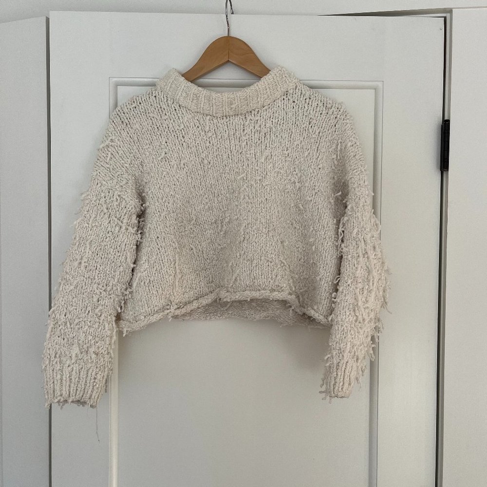 UO Mock Neck Shaggy Sweater